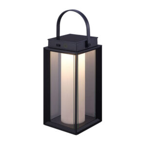 Candeeiro de mesa Solar 2w 3000k 200lm Luminosidade seleccionavel 20%-50%-100% - Pode ser carregado por USB Inclui cabo e carregador Alumínio+Vidro