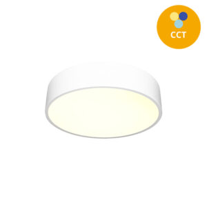 Plafond Led Redondo 38w IP20 CCT(3000K|4000K|6000K) 2000Lm 400*90mm Metal+PC