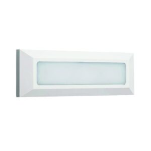 Aplique Parede Branco 4w 4000K 300lm IP65 C.23xL.8xAlt.2,7cm ABS+PC