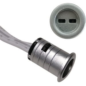 Sensor de movimento para portas de abrir 12/24Vdc 60w Ø10x10,9 furo de Ø8