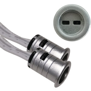 Sensor de movimento duplo para portas de correr 12/24Vdc 60w Ø10x10,9 furo de Ø8