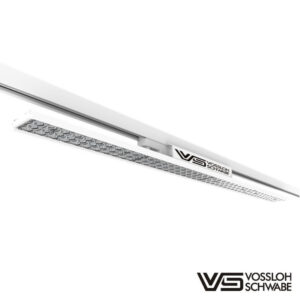 Barra 1,5m Para Calha Branca Trifásico 66-58-49-41w 160 Lm/w 4000k 5700k 150x30x35 mm VOSSLOH-SCHWABE 5 Anos Garantia