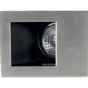 Aro GU-10 Encastrar Quadrado Metal Níquel 12x9x7cm F10x6.5cm