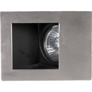 Aro GU-10 Encastrar Quadrado Metal Níquel 12x9x7cm F10x6.5cm